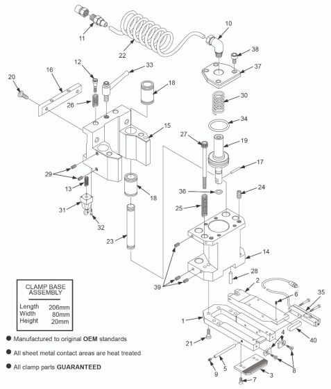 Replacement Parts For A0112-CA | <p>Replacement Parts For A0112-CA</p>