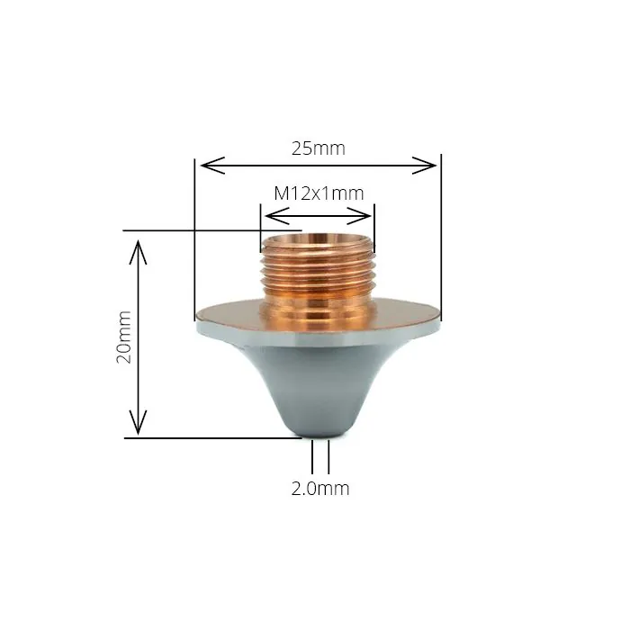 Single Mushroom 2.0mm ECO | Amada Laser Parts