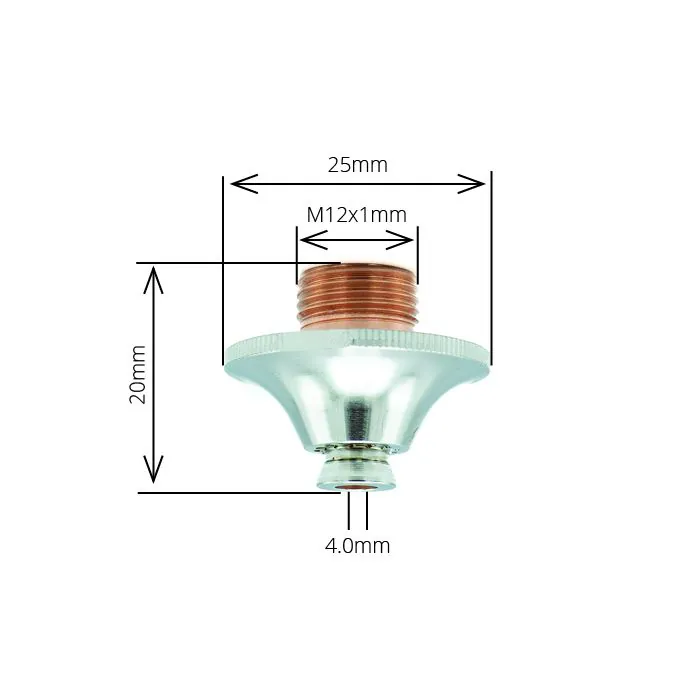 Amada - WACS Double 4.0mm Nozzle (OEM: 71461158), Amada Laser