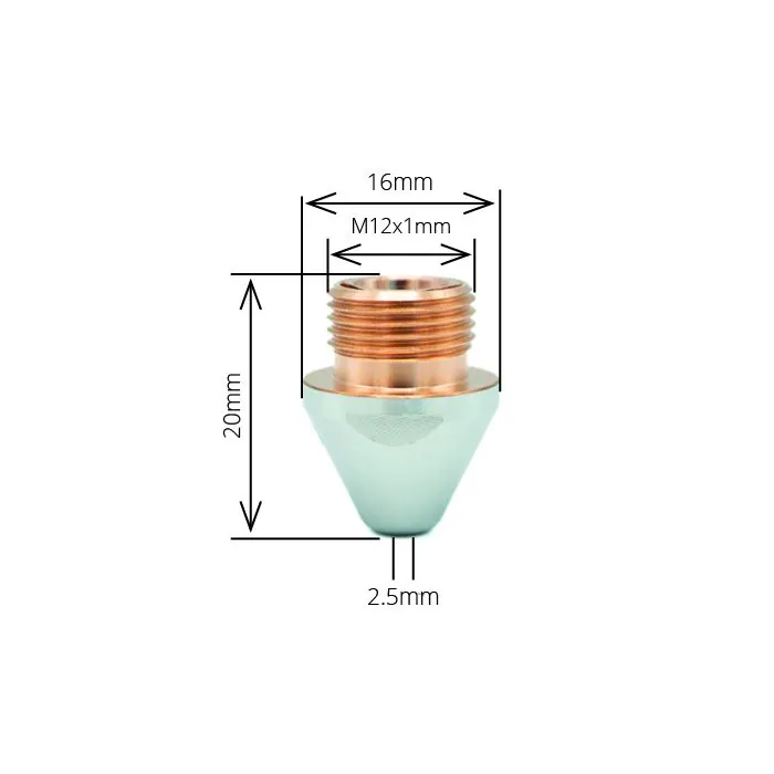 Amada - Nozzle Double 2.5mm (OEM: 71341680), Amada Laser Parts