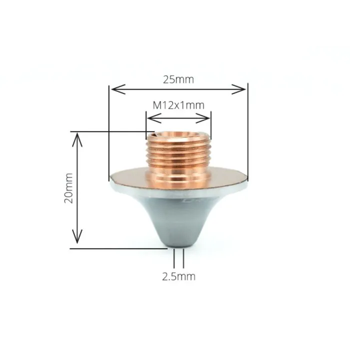 Amada - Mushroom Double 2.5mm (OEM: 71369813 - 2.5), Amada Laser
