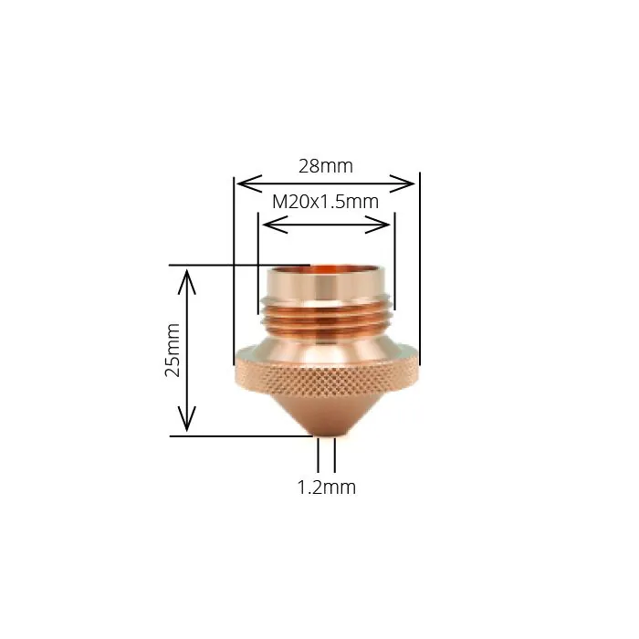LVD - Nozzle Cylindrical 1.2 (OEM: D5241982), LVD Nozzles