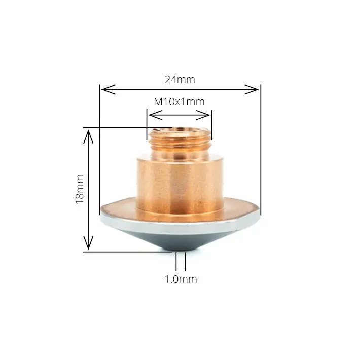 Chrome Double Fast Pierce 1.0 (API MA5686) - Mazak Nozzles