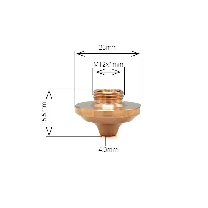 NAMA EAK Brightline Double Nozzle 4.0mm (M12), Trumpf # 1835747