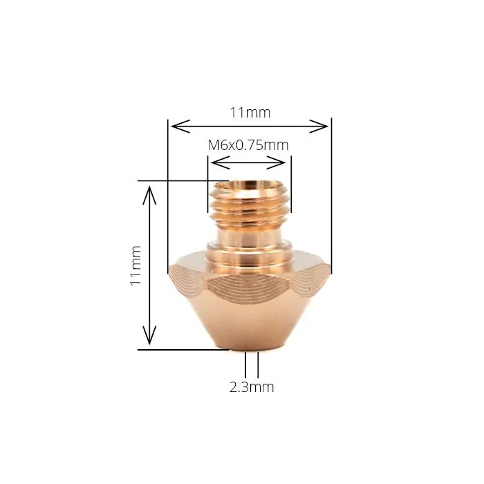 Trumpf - Conical Nozzle 2.3 HD (OEM: 126156), TRUMPF Nozzles
