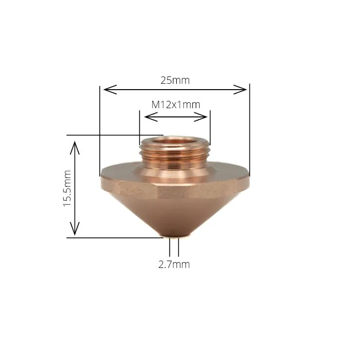 Trumpf - Nozzle EAA 2.7mm (OEM: 1324867), TRUMPF Nozzles