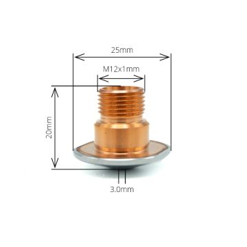 Chrome Double Nozzles 3.0mm