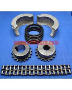 Roller Chain Shaft Coupling Assembly