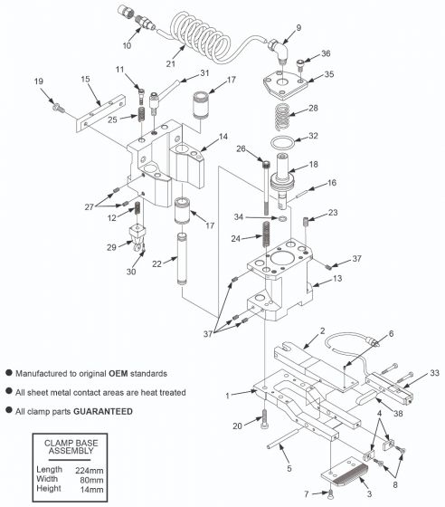 Replacement Parts For A0105-CA | <p>Replacement Parts For A0105-CA</p>