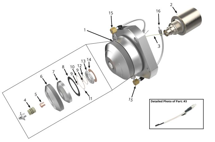 Replacement Sensor Head Components For HS2010