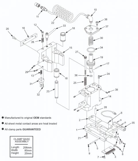 Replacement Parts For A0101-CA | <p>Replacement Parts For A0101-CA</p>