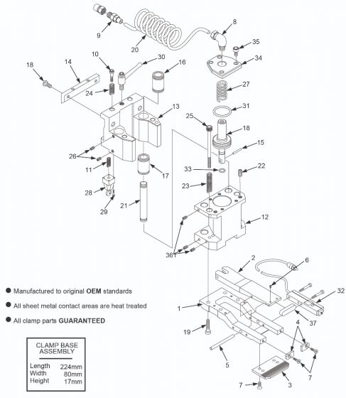 Replacement Parts For A0106-CA | <p>Replacement Parts For A0106-CA</p>